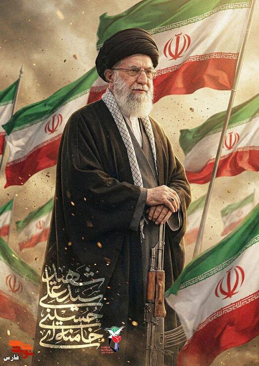 پوستر رهبر شهید جمهوری اسلامی شهید سید علی حسینی خامنه ای