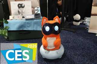 ربات‌ بامزه و پشمالوی ژاپنی در نمایشگاه CES 2026