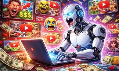 محتوای بی‌کیفیت هوش مصنوعی در یوتیوب