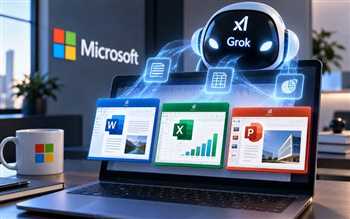 اضافه شدن Grok به Microsoft Copilot در Word و Excel و PowerPoint