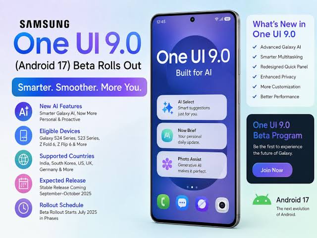 رابط کاربری One UI 9 سامسونگ مبتنی بر اندروید 17
