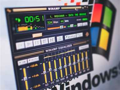 برنامه Winamp  قدیمی