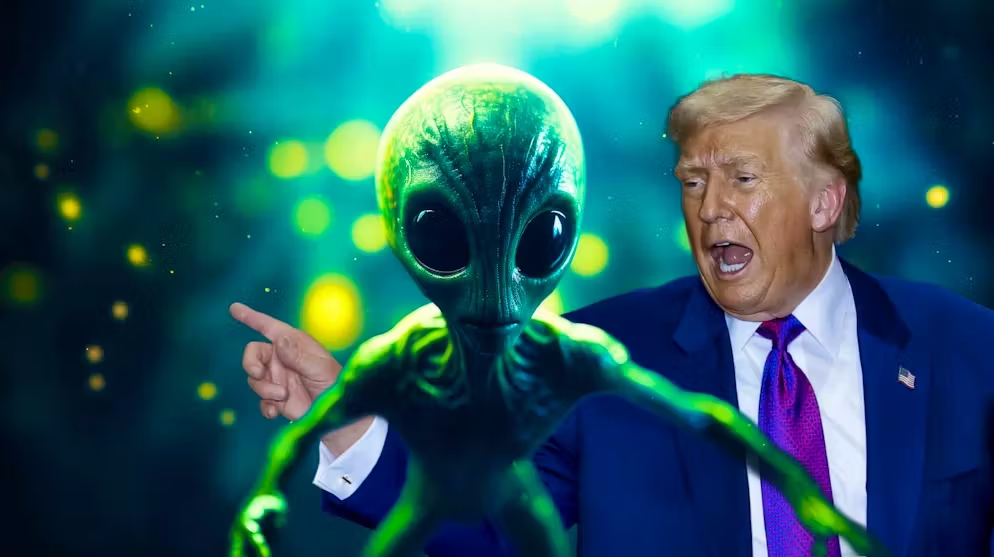 دونالد ترامپ  اسناد آدم فضایی و یوفو را منتشر می کند