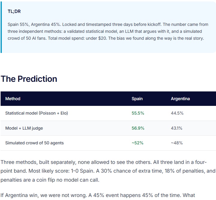 پیش بینی هوش مصنوعی J33 AI Prediction Engine از بازی فینال جام جهانی 2026