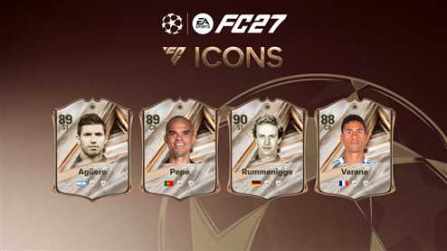 چهار ICON جدید آگوئرو پپه واران و رومنیگه در FC 27
