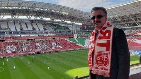 نادر قاضی‌پور و محمدرضا زنوزی مالک باشگاه تراکتور