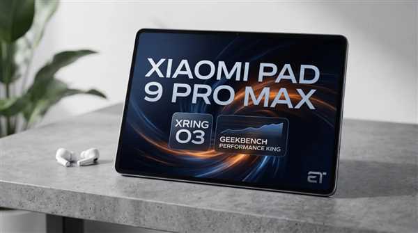 تبلت Xiaomi Pad 9 Pro Max با تراشه Xring O3