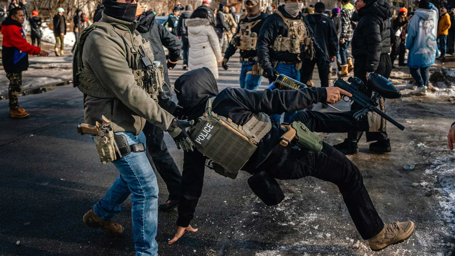 اغتشاشات مینیاپولیس آمریکا