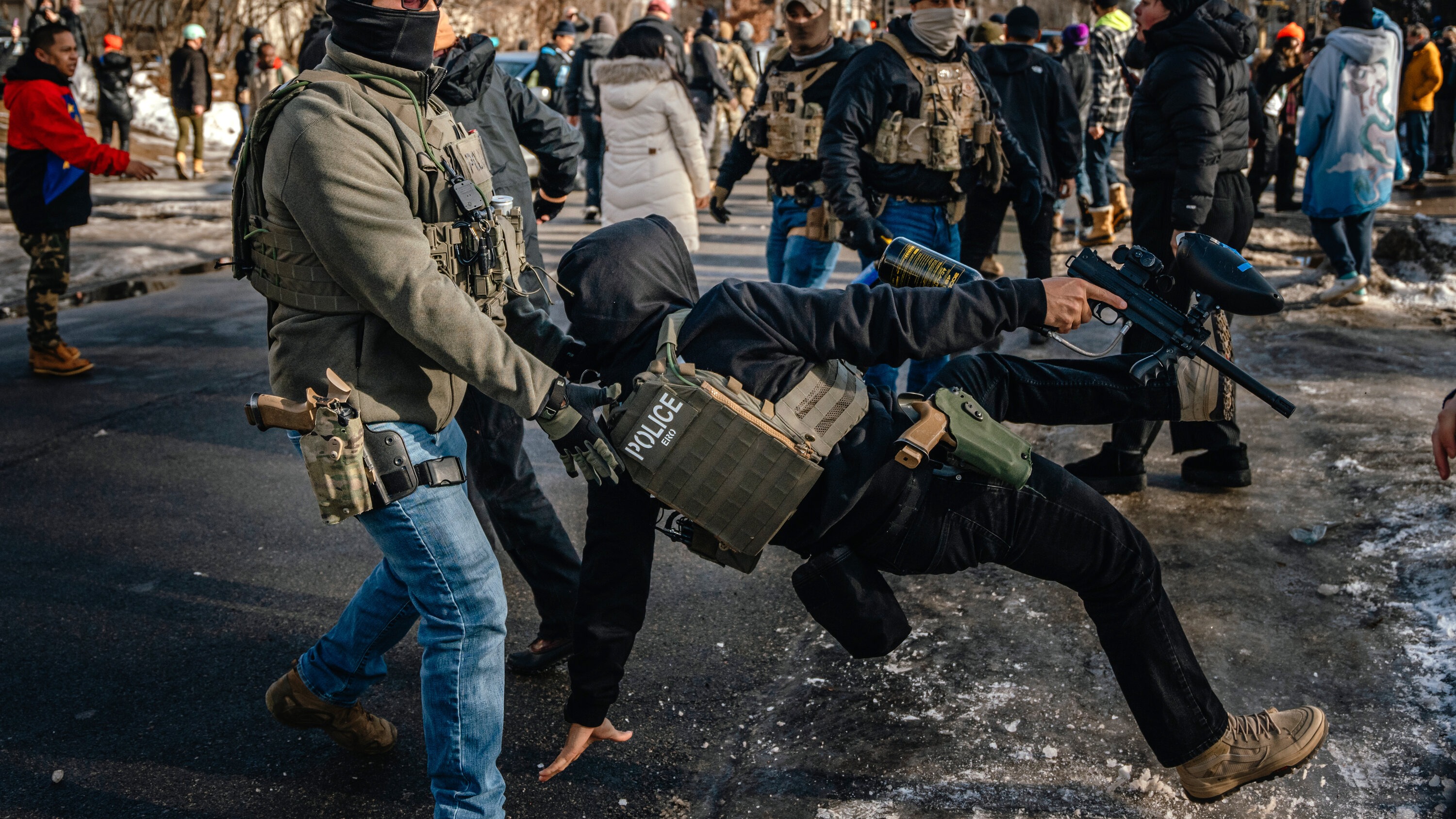 اغتشاشات مینیاپولیس آمریکا