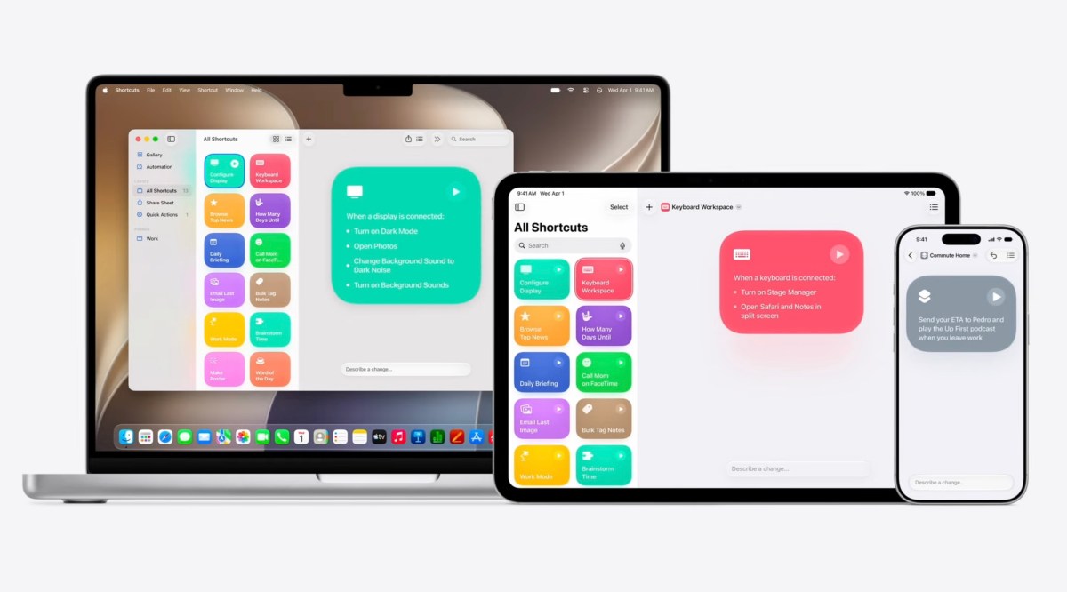 اپل در نسخه جدید iOS ۲۷ قابلیت هوش مصنوعی را به اپلیکیشن Shortcuts اضافه کرده است