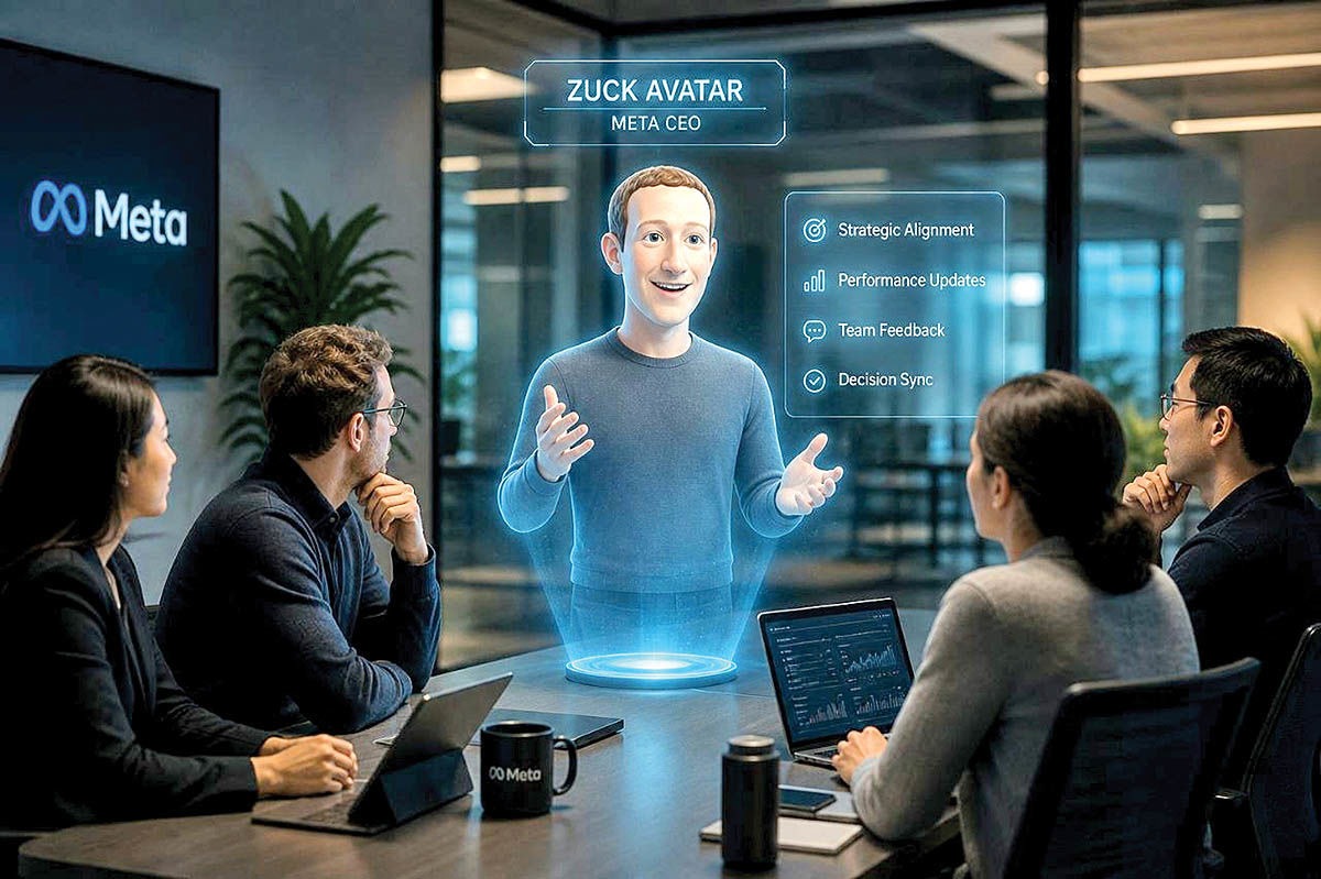 زاکربات به جای مارک زاکربرگ