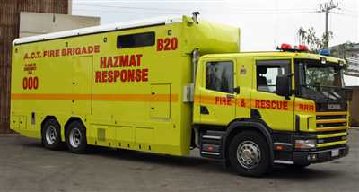 خودروی HAZMAT مرکز فرماندهی بحران در حوادث هسته‌ای و مواد خطرناک