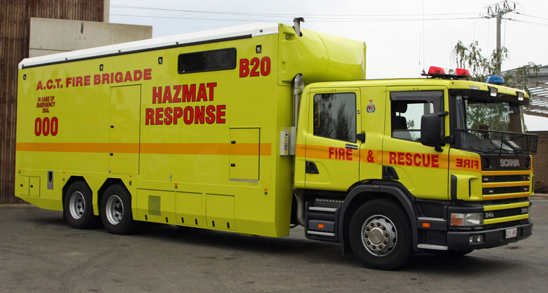 خودروی HAZMAT مرکز فرماندهی بحران در حوادث هسته‌ای و مواد خطرناک