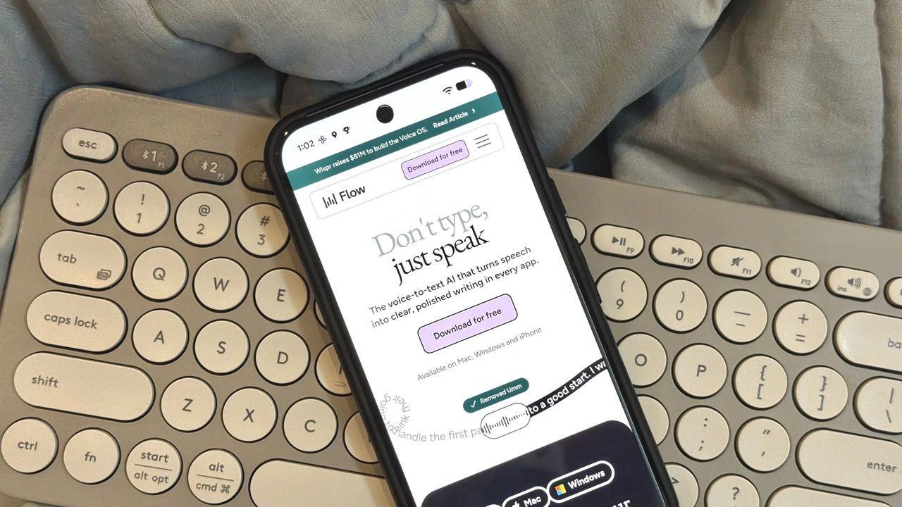 نوت‌تیکر (Notetaker) در اپلیکیشن Wispr Flow