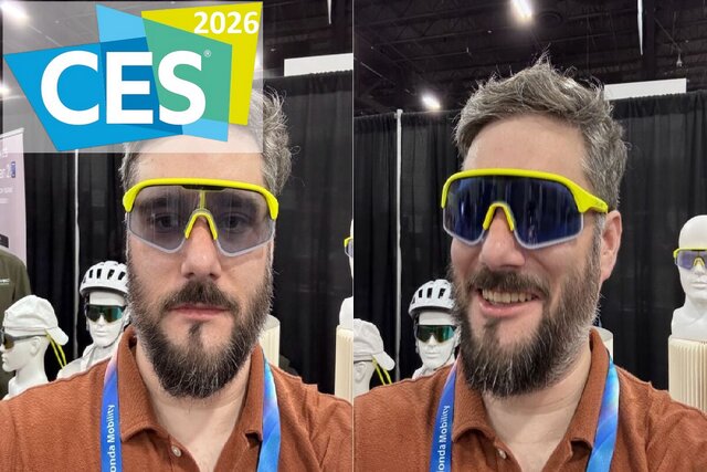 عینک آفتابی با رنگ متغیر