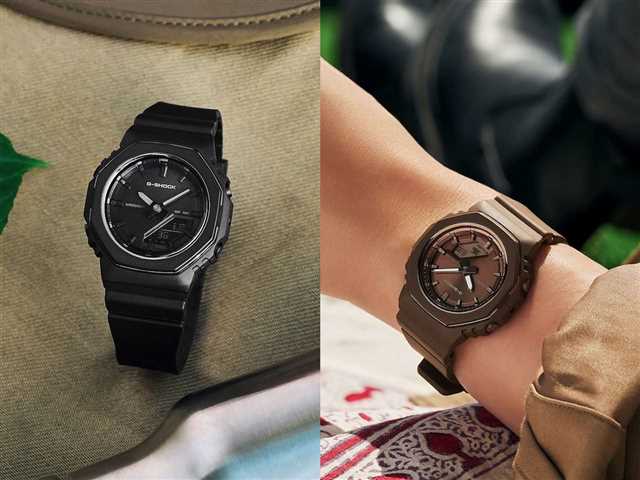 ساعت کاسیو G-Shock GMA-P2110B در دو رنگ مشکی و قهوه‌ای