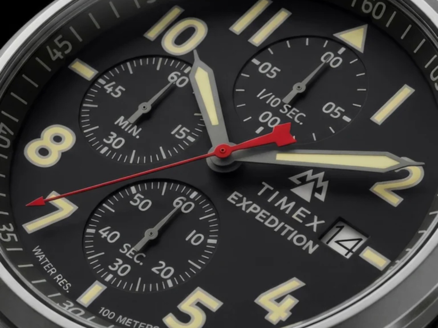 ساعت Timex Expedition Sierra Chronograph با طراحی نظامی و کرنوگراف