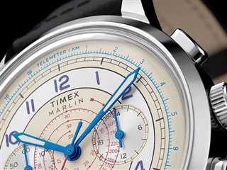 ساعت Timex Marlin Neo Classic Chronograph با صفحه کلاسیک و مقیاس تاکی‌متر