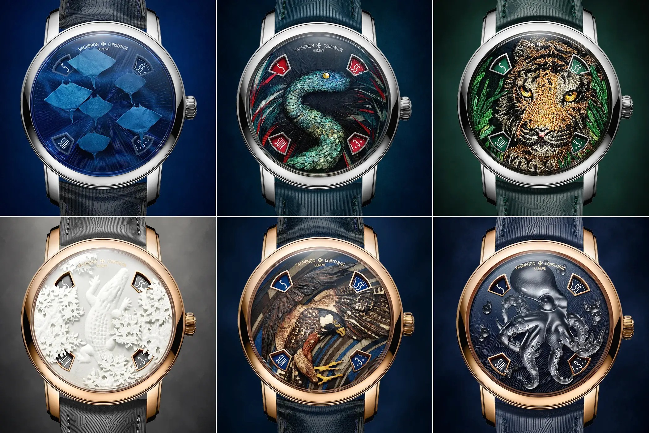 مجموعه ساعت‌های لوکس Vacheron Constantin Métiers d’Art با طراحی الهام‌گرفته از حیوانات